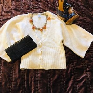 Gap 3/4 bell sleeve cardigan